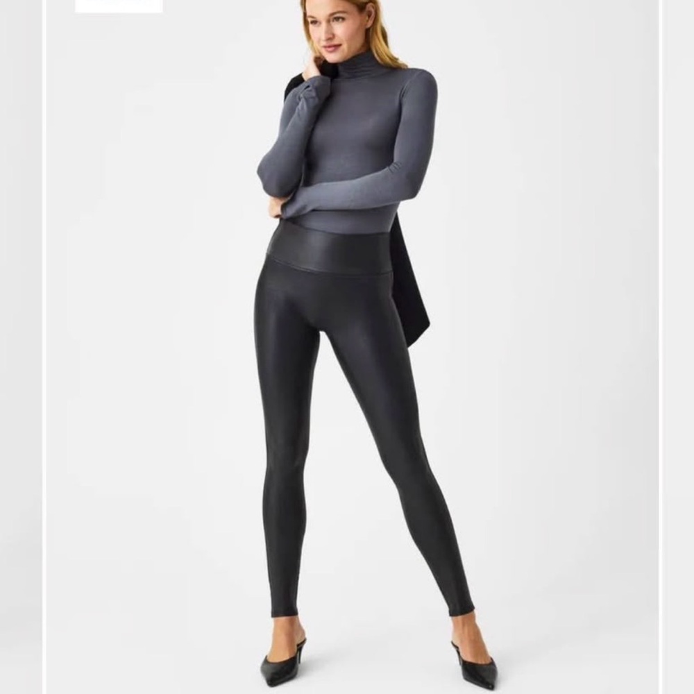 SPANX Faux Leather Leggings S-P [BNWT!]